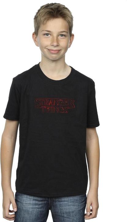 Produktbild Netflix Stranger Things Glow Logo TShirt Jungen (128)
