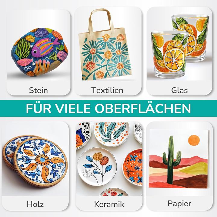 Immagine prodotto Zenacolor Set di matite acriliche (Multicolore, 48 x)