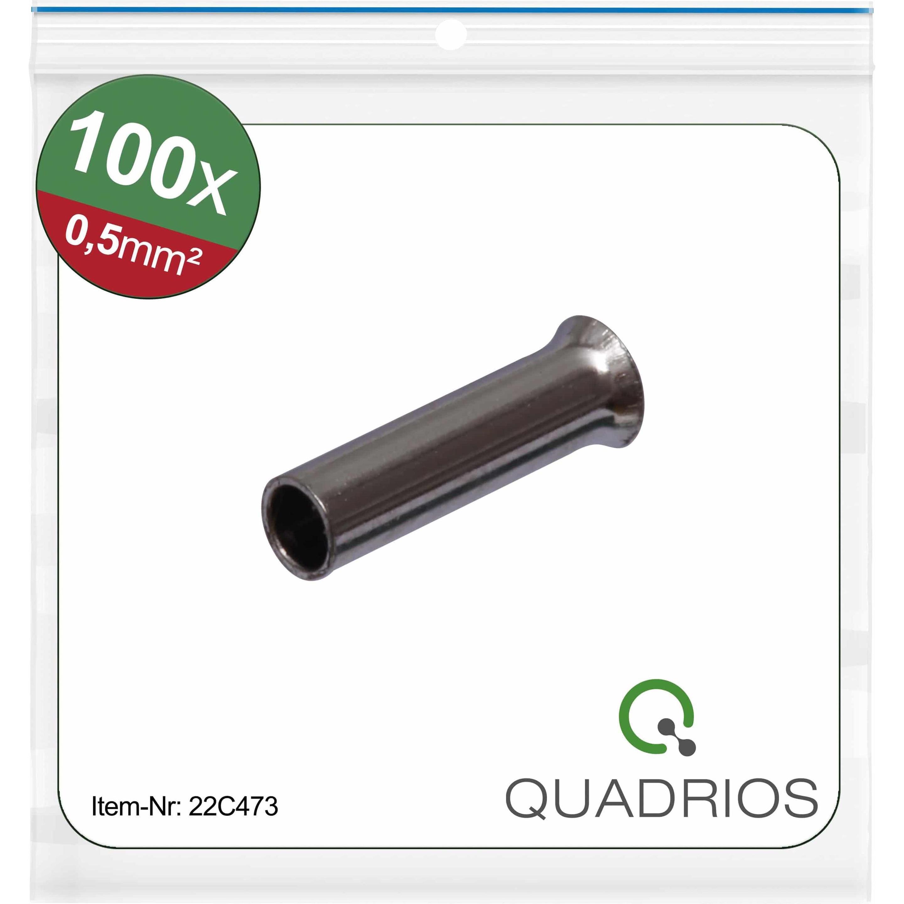 Quadrios, Kabelverbindung, 22C473 Aderendhülse 0.5 mm² Unisoliert 100 St.
