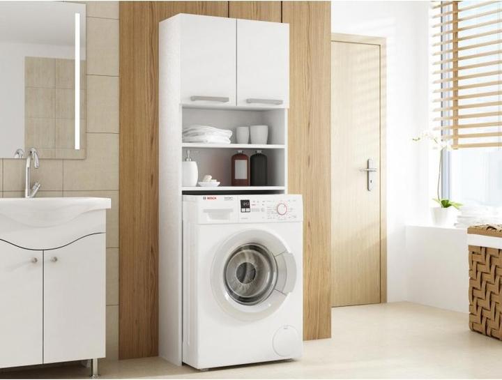 Image du produit Topeshop PRALKA POLA BIEL Armoire de rangement pour salle de bains