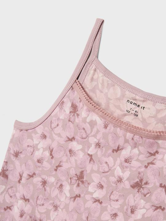 Image du produit Name it Nkfstrap Top 2p Mauve Flower Noos (158)