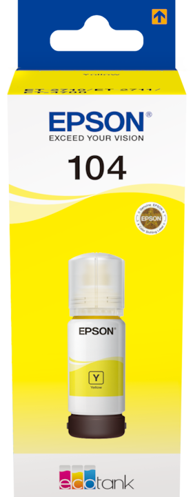 Actual product image Epson 104 (Y)