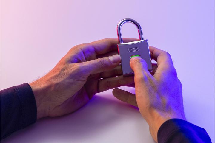 Actual product image Abus Touch fingerprint lock