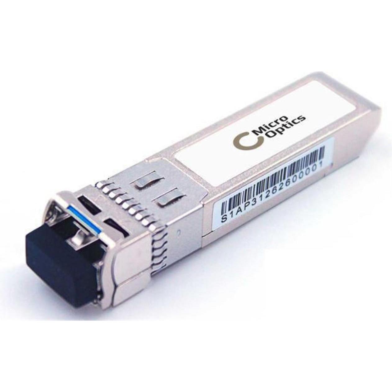 MicroOptics SFP 1310nm, SMF, 10 km, LC, Transceiver, Silber