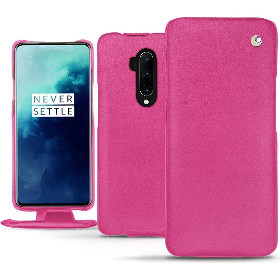 Thumbnail - Noreve Lederschutzhülle vertikal (OnePlus 7T Pro), Smartphone Hülle, Rosa