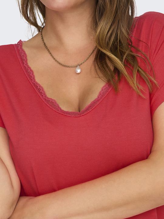 Produktbild Only Normal geschnitten V-Ausschnitt Curve Top Top (L)