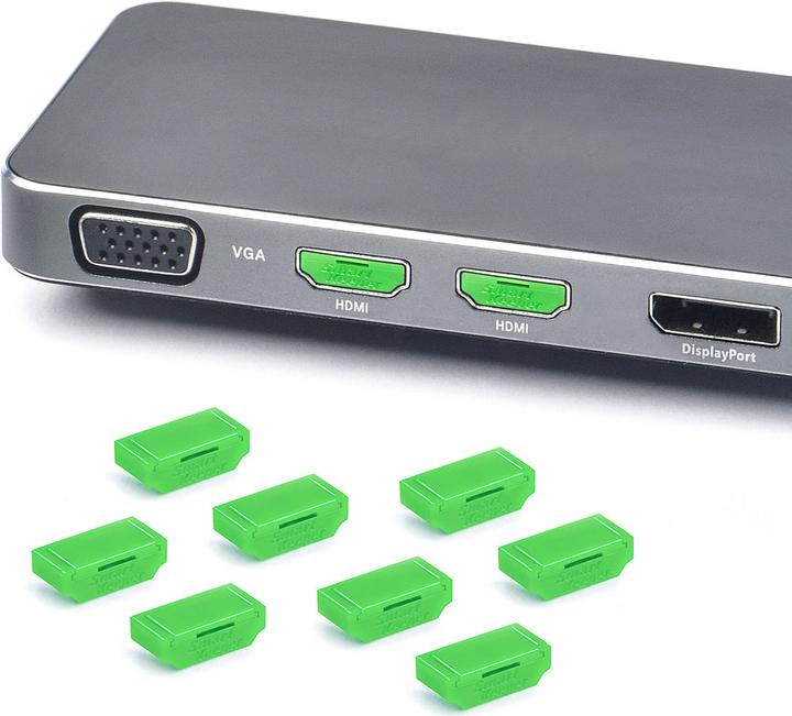 Produktbild Smart Keeper Mini "HDMI Port" Blocker grün 10 Stk