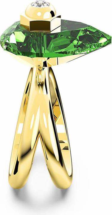 Image du produit Swarovski Numina Bague goutte d'eau vert or (60)