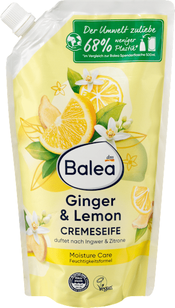 dm Balea Cremeseife Ginger & Lemon (Flüssigseife, 500 ml)