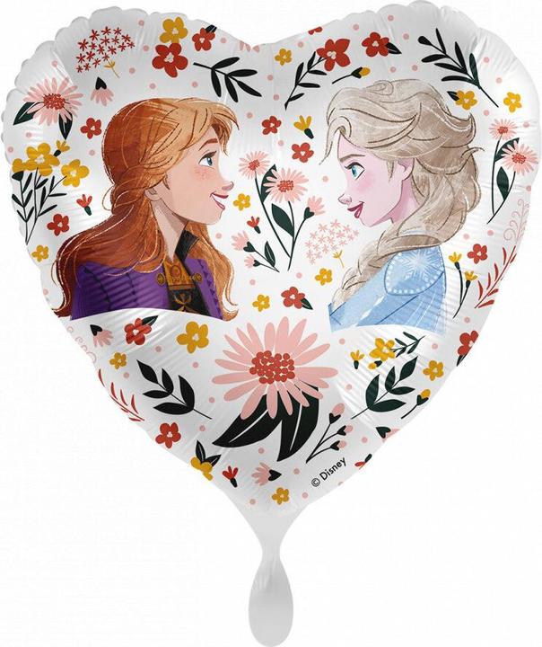 Luftballonmarkt Elsa und Anna blumiger Ballon 43cm