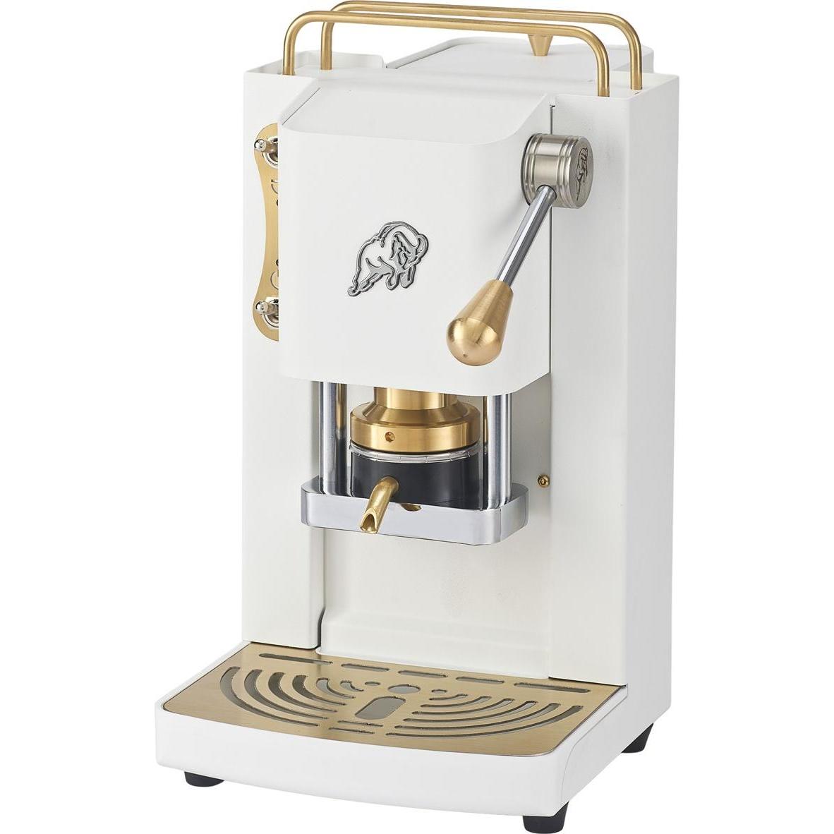 Faber Pro Essential Weiss Messing, Macchina da caffè a capsule, Bianco