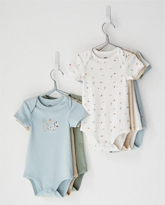 Produktbild La Redoute Collections 7er-Pack kurzärmelige Bodys (74)
