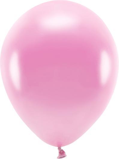 Actual product image Partydeco Eco Balloons 30cm metallic, pink (1 pkt / 100 pc.) (100 x)