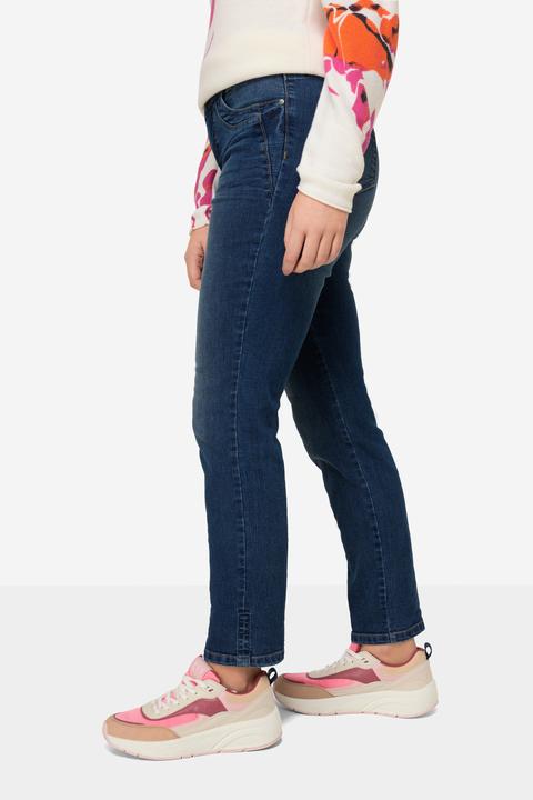 Image du produit Laurasøn Jeans, Straight Fit, 5-Pocket, Wascheffekte (40)