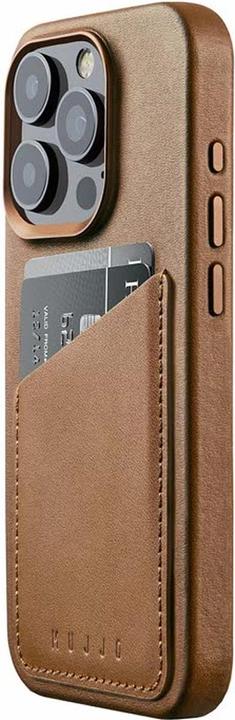 Produktbild Mujjo Full Leather Wallet Case - Brieftaschenhülle - MagSafe-Lederhülle (Apple iPhone 15 Pro)