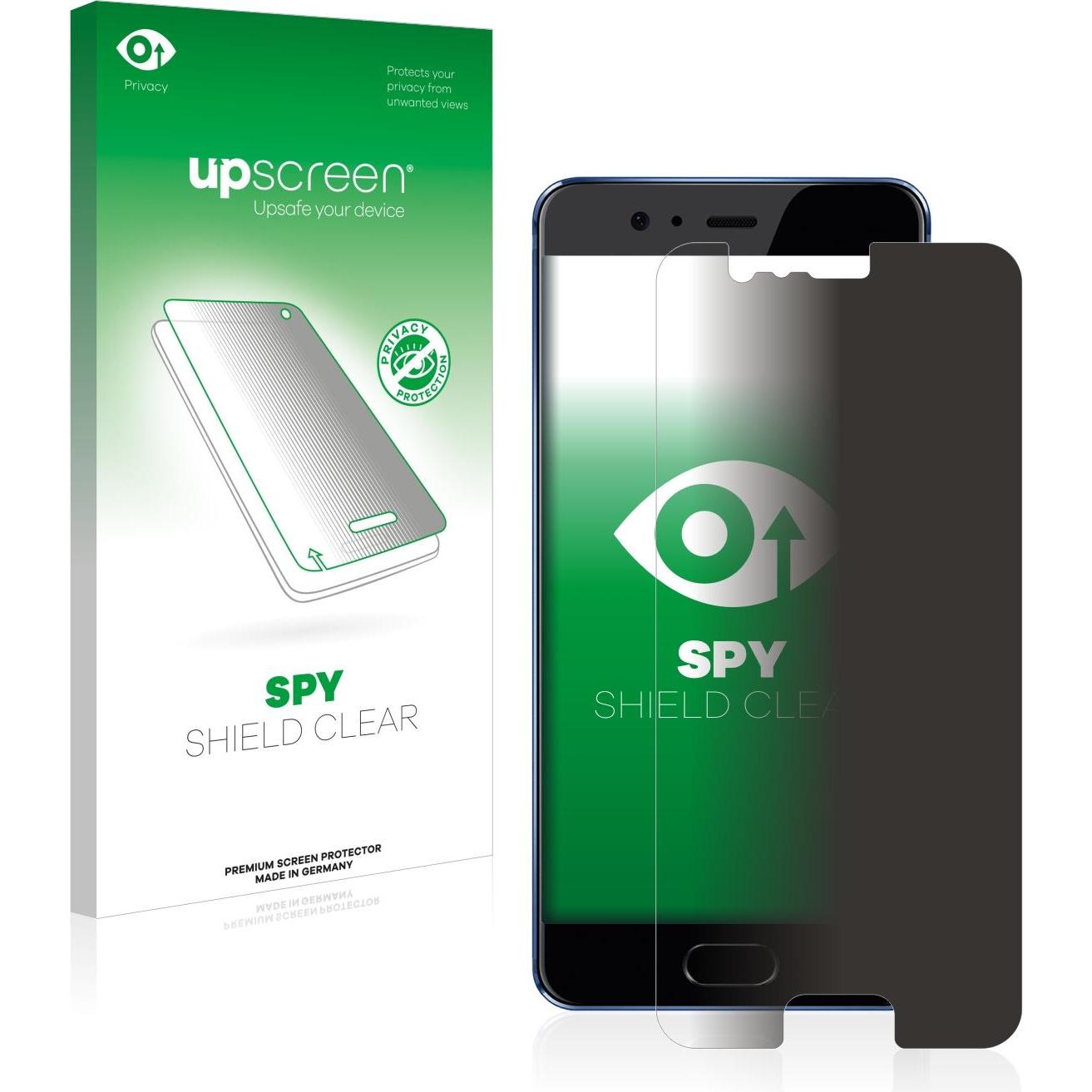 upscreen Spy Shield Blickschutzfolie (1 Stück, Huawei P10), Smartphone Schutzfolie, Blau