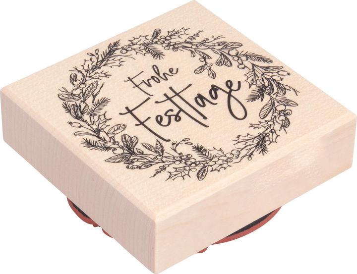 Butterer Tampon "Joyeuses fêtes