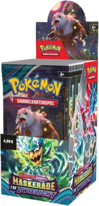 twilight masquerade booster boxes Pokémon TCG: Scarlet & Violet – Twilight Masquerade Booster Box Displa –  Eclipse Cards main image 1