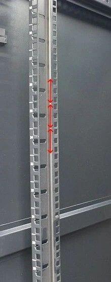 Actual product image Extralink 42U 800mm floor cabinet black (42 RU, 19 inch rack)