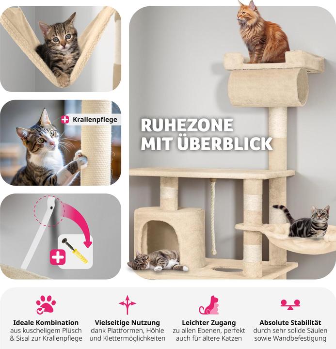 Actual product image tectake Stokeley (141 cm, Beige)