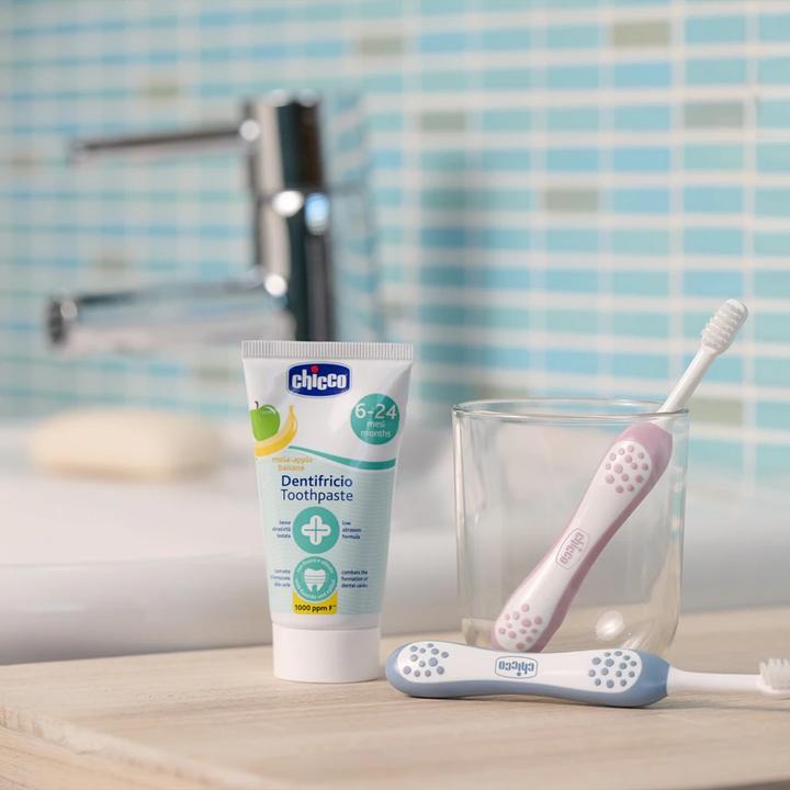Actual product image Chicco Toothpaste mild mint, WITH fluoride 1450ppm, 50ml - 6y+ (50 ml)