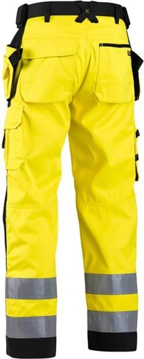 Actual product image Blakläder unisex high visibility trousers 1568 yellow, navy size 26 (26)