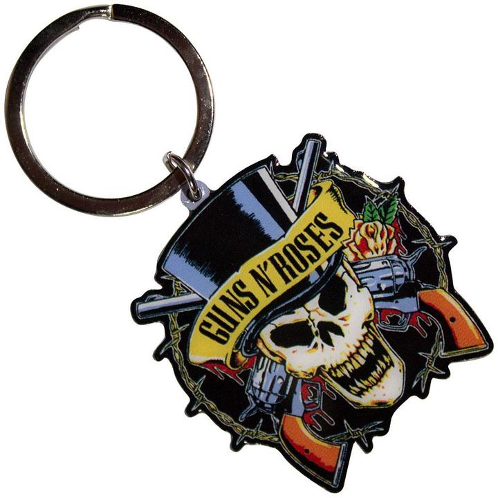 Actual product image Guns N Roses Top Hat Keyring