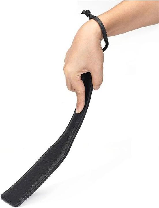 Actual product image Liebe Seele Demon's Kiss Leather Spanking Paddle