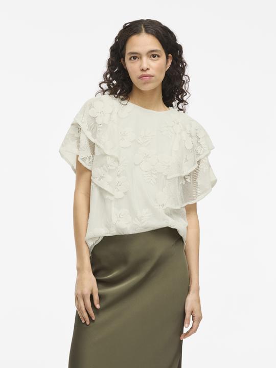 Immagine prodotto Vila VIHOLA Spitzen Oberteil mit angeschnittenen Ärmeln (M)