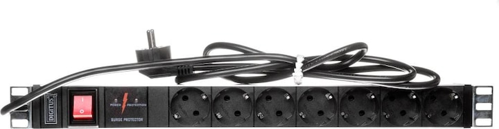Produktbild Digitus Steckdosenleiste (7 x, CEE 7/7, 2 m)