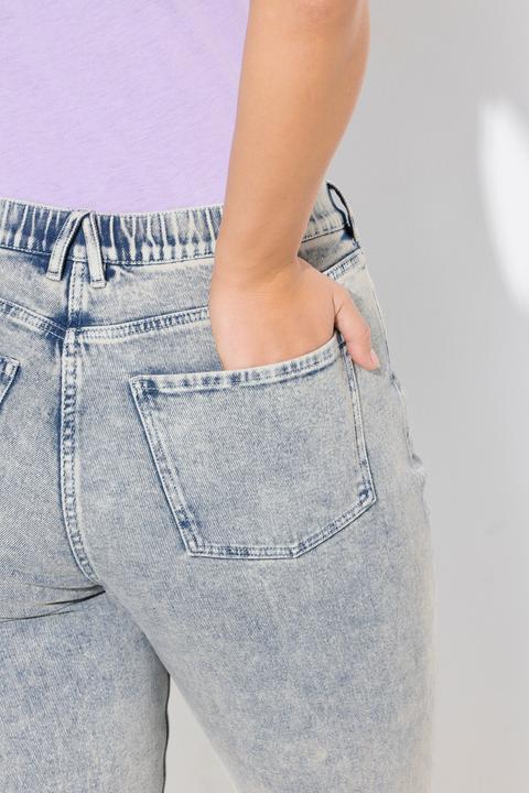 Produktbild Ulla Popken Mom-Jeans, konisches Bein, Komfortbund (42)