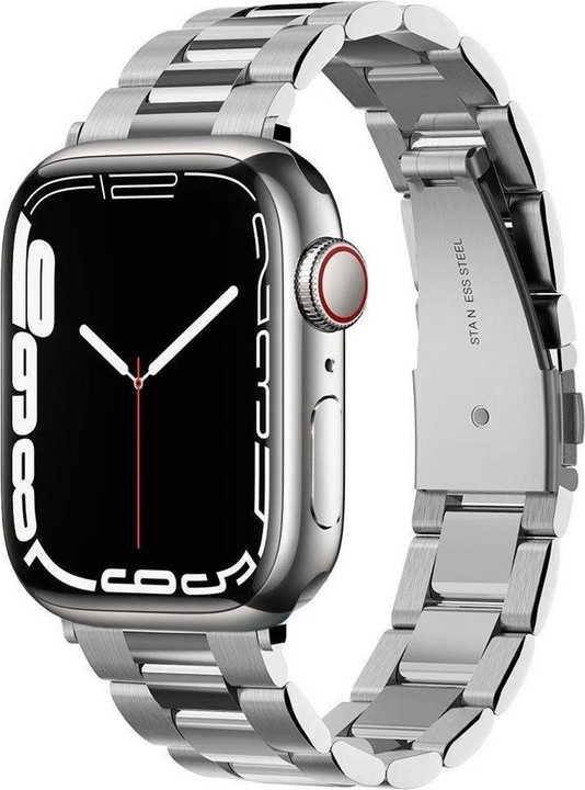 Actual product image Spigen Modern Fit Band for Apple Watch Series 38, 40, 41 mm - silver (38 mm, 40 mm, 41 mm, Stainless steel, Apple Watch Series 1, Apple Watch Series 2, Apple Watch Series 3, Apple Watch Series 4, Apple Watch Series 5, Apple Watch Series 6, Apple Watch Series 7, Apple Watch Series 8, Apple Watch Series 9, Apple Watch SE)