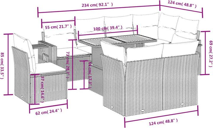 Produktbild vidaXL Malakai