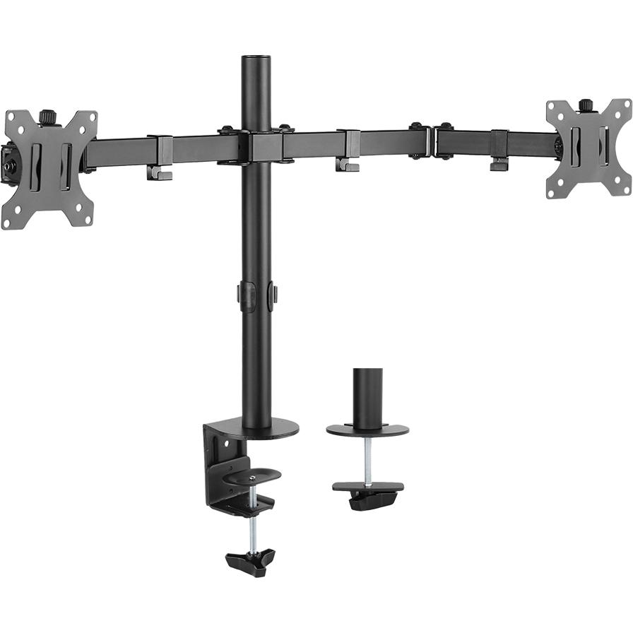 E+P TH 12 sw Tischhalterung 2 Monitore (Tisch, 31.97"), Monitor Halterung, Schwarz
