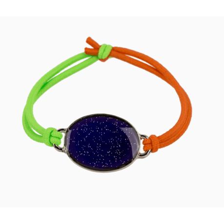 Out of the blue, Armschmuck, Stimmungsarmband mit Stein, (Kunststoff, Metall)