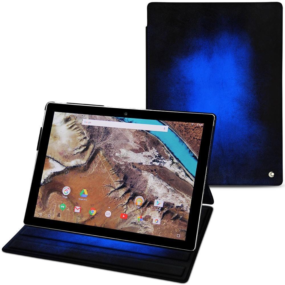 Noreve Lederschutzhülle vertikal (Pixel C), Tablet Hülle, Blau
