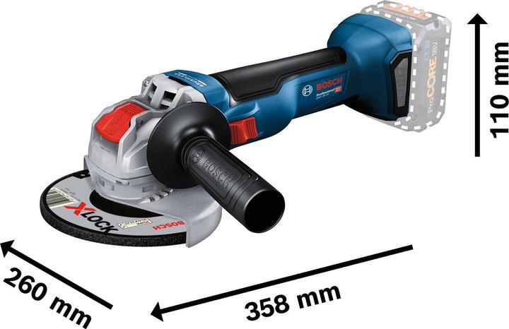 Produktbild Bosch Professional GWX 18V-10 (125 mm)