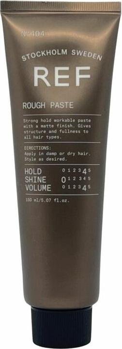 Actual product image Ref. ROUGH PASTE 404 - Styling for a matte solid look (Hair paste)