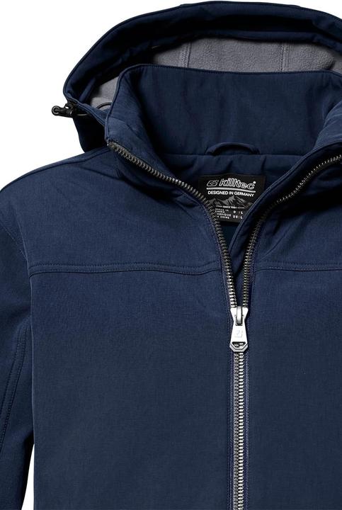 Image du produit Killtec Veste softshell homme avec doublure polaire, capuche amovible et réglable, imperméable et coupe-vent (S)