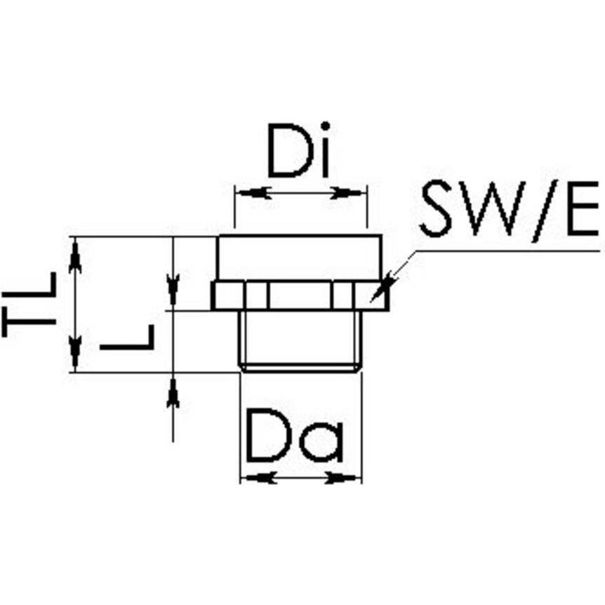 Thumbnail - Wiska, Kabelverbindung, 50065688 OSAJ 20/25 Kabelverschraubung Erweiterung Explosionsgeschützt M20