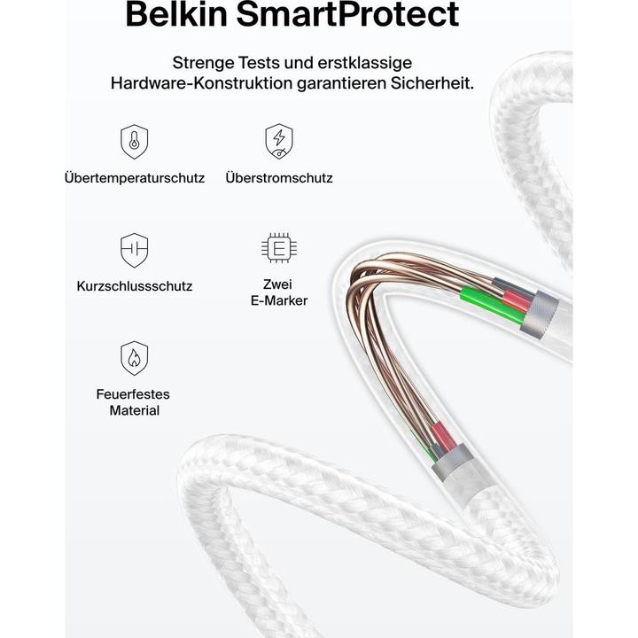 Produktbild Belkin USB C — USB C (2 m, USB 2.0, 240 W)