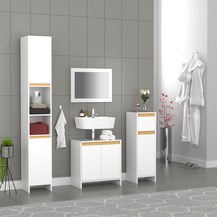 Actual product image VCM Holz Badunterschrank Malira Drehtüren