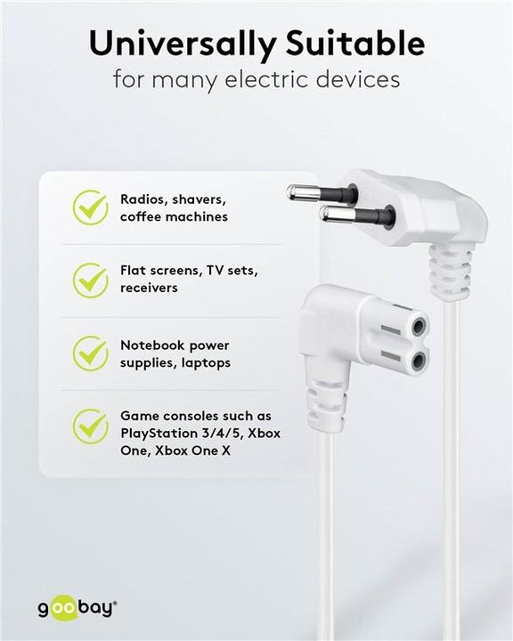 Produktbild Goobay CEE 7/16 – C7 (1.50 m)