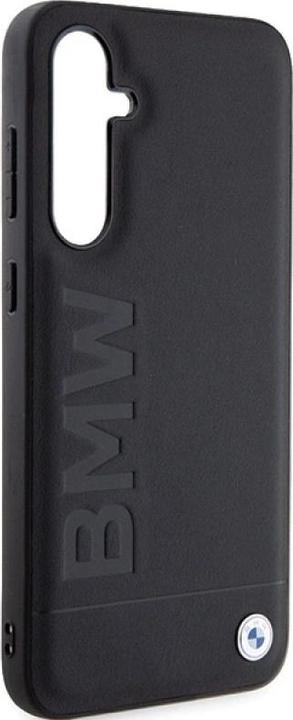 Image du produit BMW BMHCS23FESLLBK S23 FE S711 czarny/black Tampon à chaud en cuir (Samsung Galaxy S23 FE)