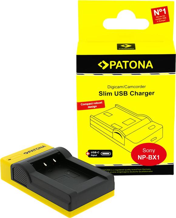 Actual product image Patona Micro USB Charger for Sony NP-BX1 (Camera battery charger)