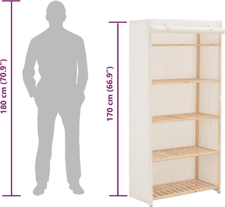 Image du produit vidaXL Jeniffer (79 x 40 x 170 cm)