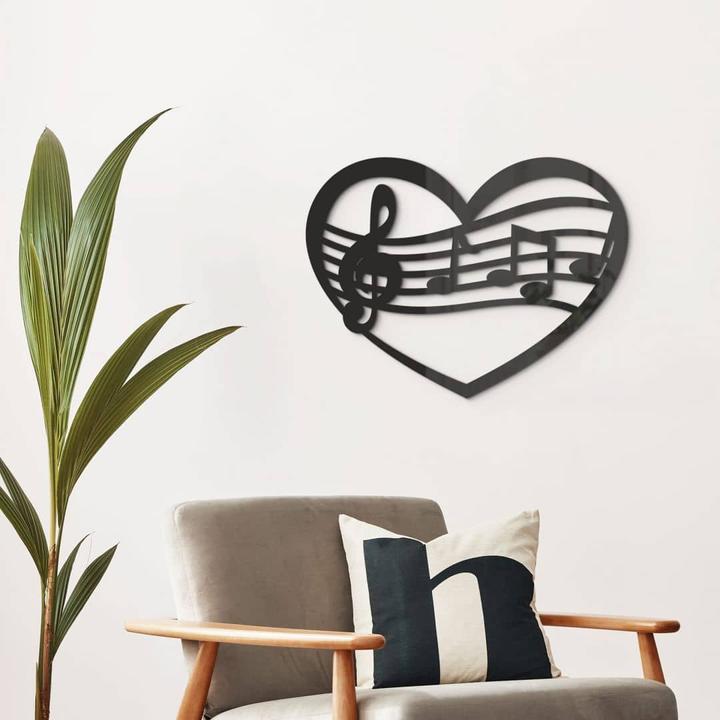 Produktbild Trenddeko Musik Herz