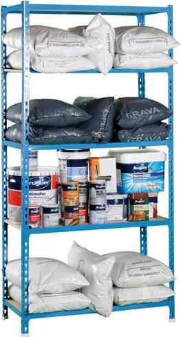 Produktbild SimonRack Schwerlastregal MADERCLICK 8435104912614 blau 90,0 x 50,0 x 180,0 cm