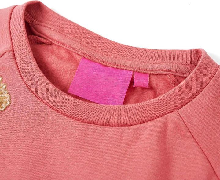 Immagine prodotto vidaXL Felpa da bambino rosa scuro 128,Materiale: 95 % cotone. 5 (128)