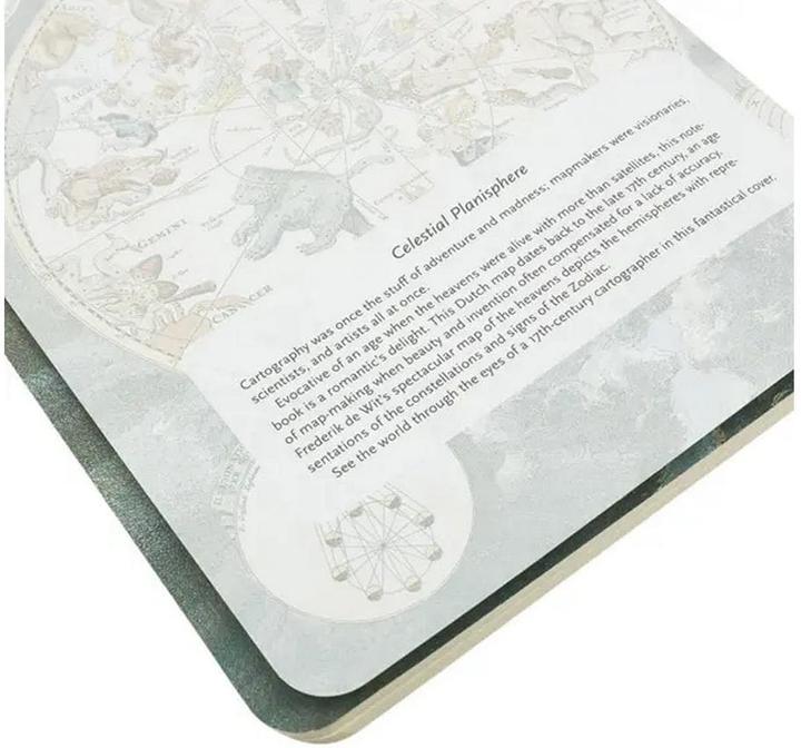 Produktbild Paperblanks Notizheft A5 Himmlische Karte Unliniert (A5, Liniert, Harter Einband)